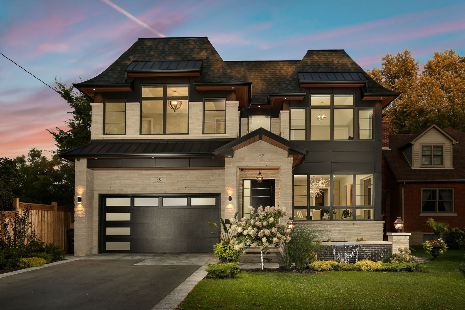 Featured image — modern detached home in Ontario at golden hour